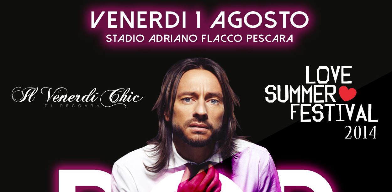 Bob Sinclar tour Italia